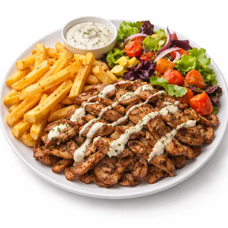 Kebab ranskalaisilla — kebab ja ranskalaiset Fudis House Espoossa