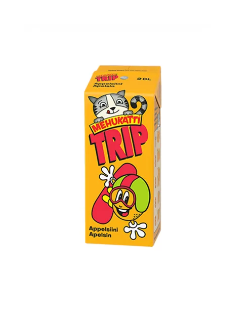 Trip Orange energiajuoma Fudis House Espoossa
